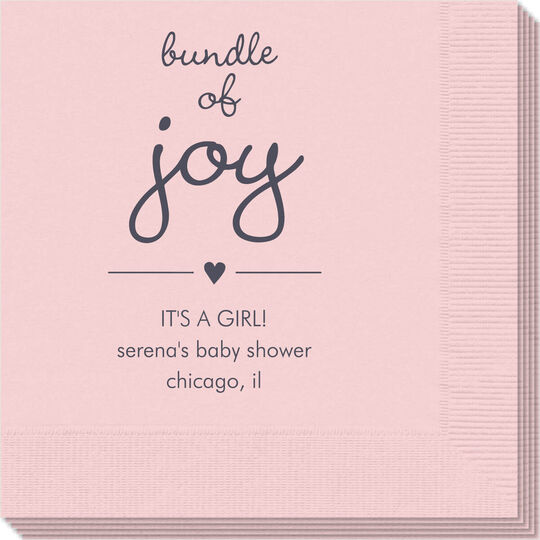 Heart Bundle of Joy Napkins